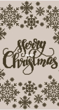 Taka Stitch - Merry Christmas Snowflakes Wreath XSD
