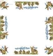 LUC Créations  K92PC 167 - Nappe Lapins