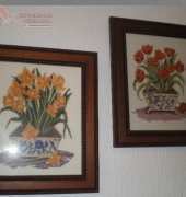 macetas con flores