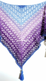 Stitch With Passion - Sparkly Amethyst Shawl - Free