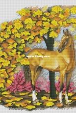 Autumn Horse by Serafima Abramova/Серафима Абрамова