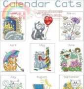 Heritage Crafts CRCC943 Cats Rule - Calendar Cats by Peter Underhill XSD
