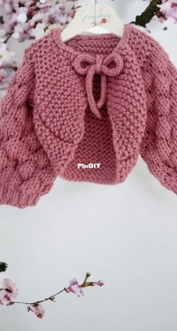Bubble Sleeve Bolero by Danielle Halsey - SnugaBug