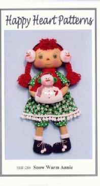 Happy Heart Patterns - HHF-280 - Snow Warm Annie