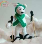Tilda and Filur -  Susanne Fagelberg - Skiing polar bear