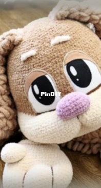 Elena Savenko - Елена Савенко - Bunny rug toy - Зайка коврик игрушка- Russian