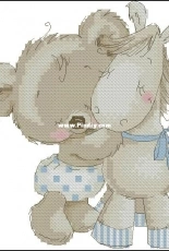 Bear and Donkey by Svetlana Sichkar