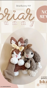 Bkay Crochet Co - Brandi Martin - Briar Bunny