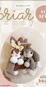 Bkay Crochet Co - Brandi Martin - Briar Bunny