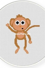 Daily Cross Stitch - Monkey