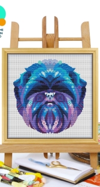 Awesome Pattern Studio - CS2231 - Mandala Affenpinscher XSD