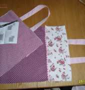 First sewing of 2014: Small shopping bag