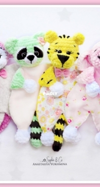 Sophie and Co - Anastasyia Vokhmina - Rainbow Babies comforters 4-in-1 - Russian
