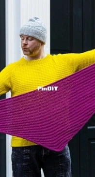 Bulkridge Shawl by Stephen West - Westknits Chunky Knits