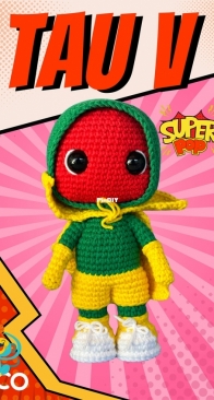 Caco Amigurumi - Juliana Sanches - Tau V - Super Pop - Portuguese