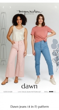 Megan Nielsen - Dawn Jeans - Sizes 0-20