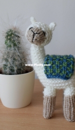 fluff + fuzz-Andy the Llama by Amanda Berry-Free