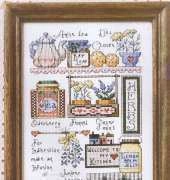 Herbal Alphabet Sampler from Cross Country Stitching February 1994