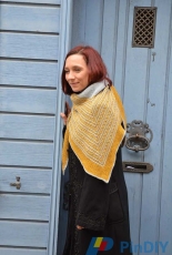 Andromaque Shawl by Marie Adeline Boyer-Eng-Free