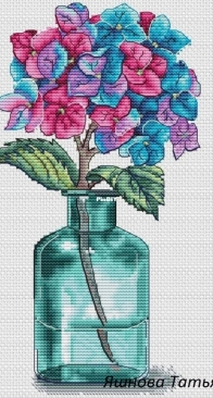 Art Stitch - Hydrangea by Tatiana (Tatyana) Yashnova