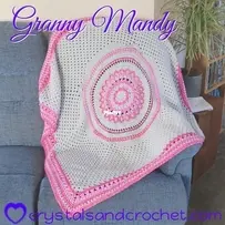 Crystals and Crochet - Helen Shrimpton - Granny Mandy