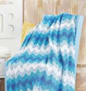 Willow Designs - W00046-Surf s Up Baby Blanket - Free