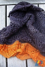 Wildfire Smoke Ring Cowl by Virginia Catherall -Free
