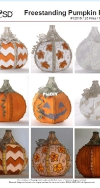 OESD - Freestanding Pumpkin Patch - Various Sizes and  Formats - Machine Embroidery