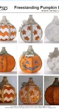 OESD - Freestanding Pumpkin Patch - Various Sizes and  Formats - Machine Embroidery
