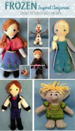 Becky Ann Smith - Frozen Inspired Amigurumi Booklet - Free