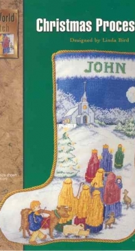 Stitchworld X-stitch 03-119 L - Christmas Procession Stocking by Linda Bird XSD