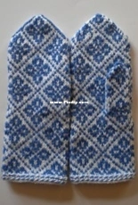Suomilapaset Mittens by U. Louhola-Finnish-Free