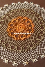 Tricolor doily