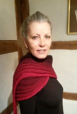 Edgy Stretchy "trisca" Shawl by Judith Braun -Eng,German-Free