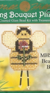 Mill Hill Spring Bouquet Pins VIII MHSB65 Beatrice Bee