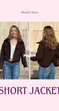 Mendi Sews - Short Jacket - Sizes XS-XXXL - Free