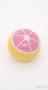 My Amigurumi Farm - Anna - Grapefruit Half - Free