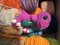 Chomper the Trex by crochetgrove