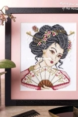 Spring Beauty Geisha by Shannon Wasilieff from Cross Stitch Crazy 251 XSD