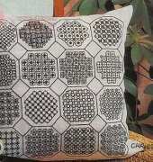 Blackwork Pillow and Bag