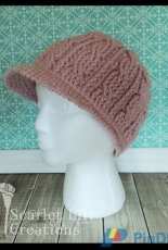 Scarlet Lily Creations - Jamie Huisman - Cabled Hat with Brim
