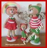 Marygurumi - Marylin Leveugle - Bear family - Dutch