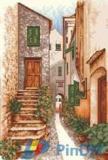 Eder Kits VA-00-338 - Calle con macetas