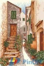Eder Kits VA-00-338 - Calle con macetas