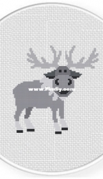 Daily Cross Stitch - Moose Sven