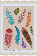 Feather Sampler by Maria Brovko