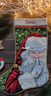 Dimensions "Secret Santa" Stocking