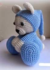 Ambers Creaties - Bear in pajamas / Bear in pyjamas - Dutch - free