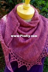 Gaenor Shawlette by Corrina Ferguson ~ PicnicKnits ~