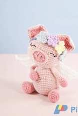 The Little Hook Crochet - Little Aqua Girl - Bubbles and Bongo - Erinna Lee - Pippa Pig